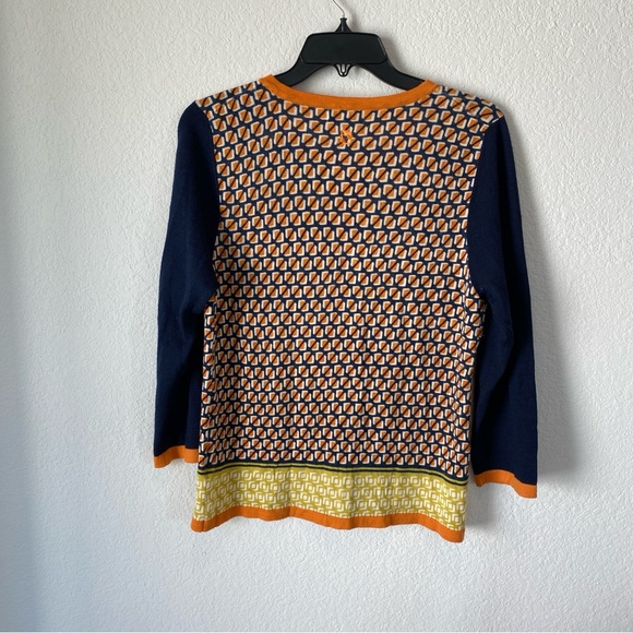 Spartina 449 Fair & Square 100% Merino Wool Cardigan Size L - Picture 5 of 7